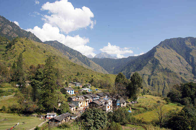 Old Teejya nestled in the Himalayan foothills, Chaundas Valley, Uttarakhand 2011