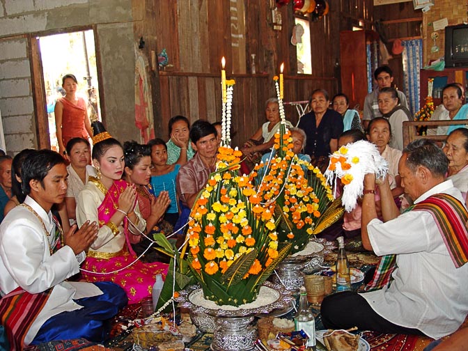 A Lao Lum wedding ceremony, Vang Vieng 2007