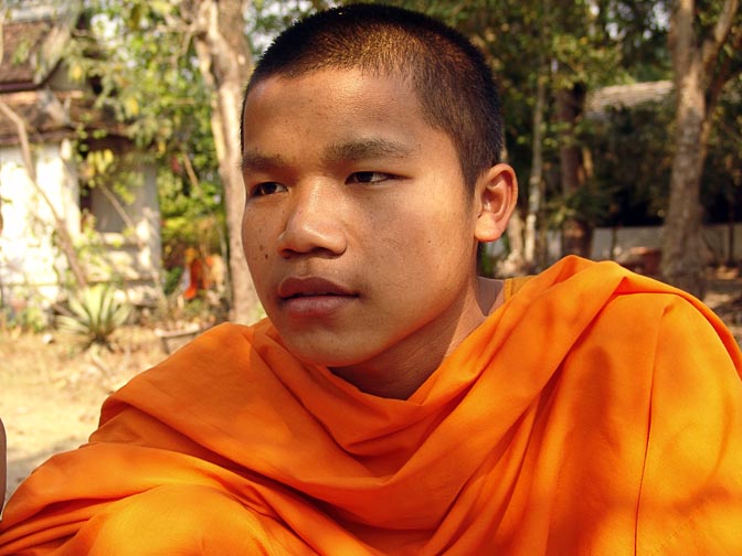 Novice Phab in Wat Sop temple, Luang Prabang 2007