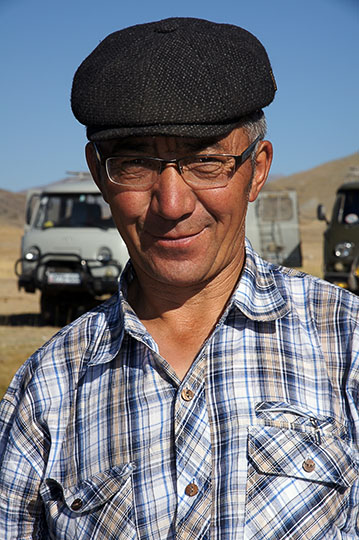 Asghut the UAZ Furgon car driver, 2014