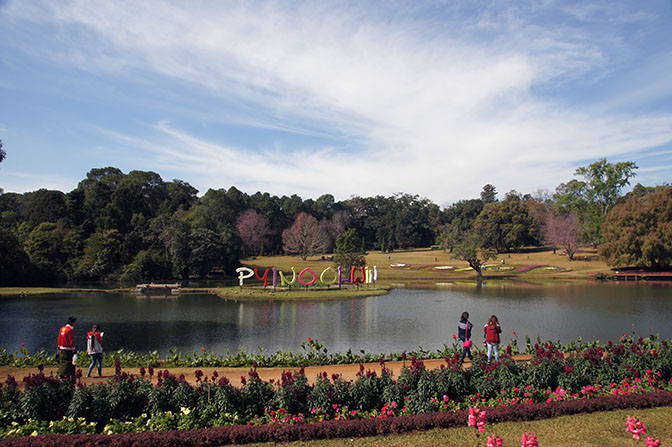 The botanical garden at Pyin Oo Lwin, 2016