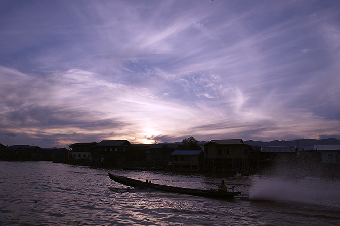 Sunset, Inle Lake 2015