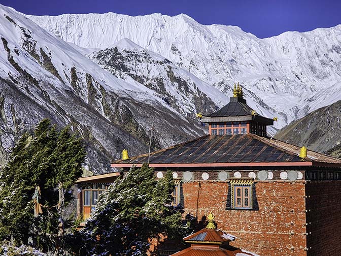 A Buddhist temple in Shree Kharka, 2023