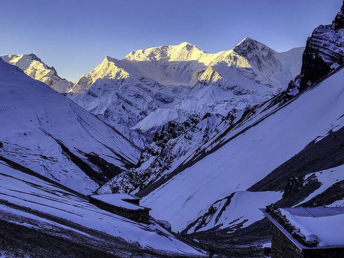 Sunrise at Thorong La High Camp, 2023