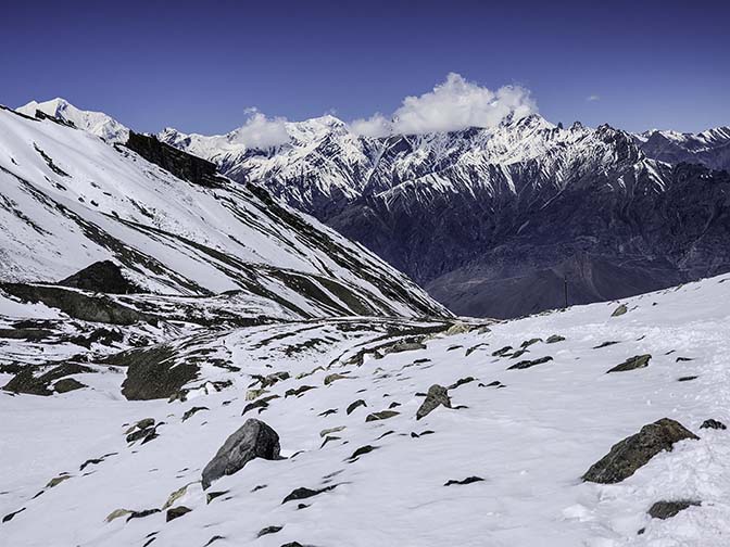 On the descent from Thorong La Pass to Muktinath, 2023