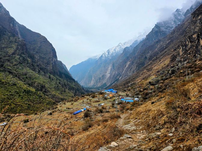 A small village in the Langtang Valley, 2025
