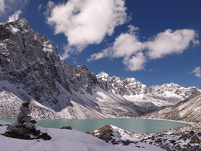 Thonak Tsho, the forth lake of Gokyo, 2004