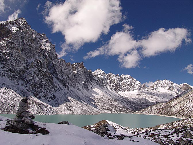 Thonak Tsho, the forth lake of Gokyo, 2004