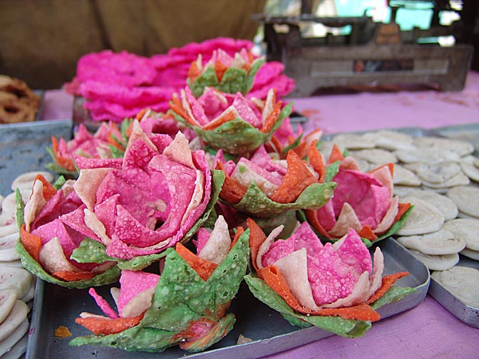 Multicolor sweets in Ichangu, a suburb of 2004