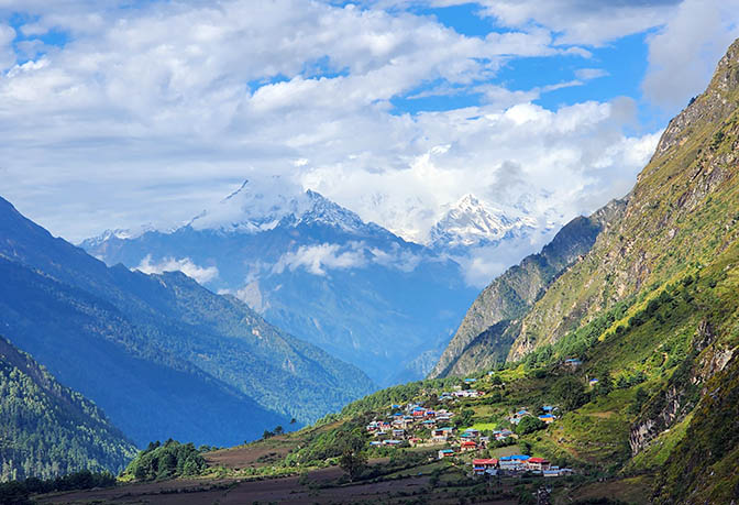 Chhokangparo up the Tsum Valley, 2022