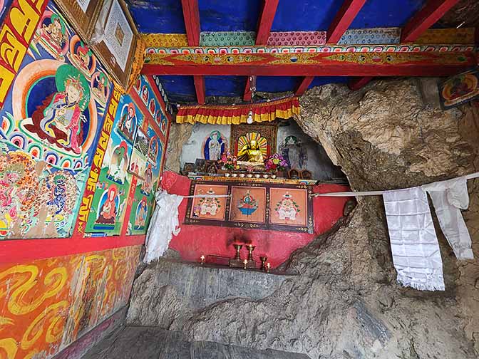 Milarepa meditation cave, Burji village 2022