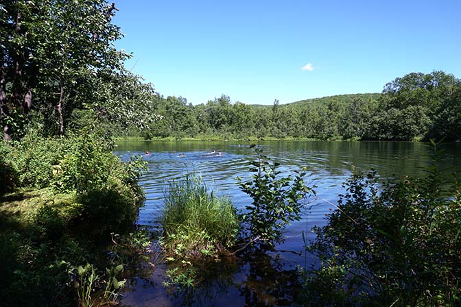 Women's natural swimming pool (Bebve Lake), Nalichevo Valley 2016