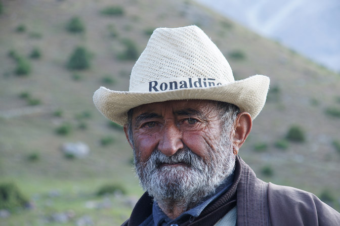 Tajik shepherd in Kulikalon lakes, 2013