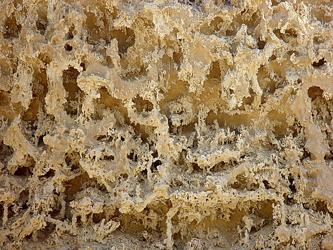 The Calcareous sandstone wear-out, in the Beit Yanai Beach, Israel 2003