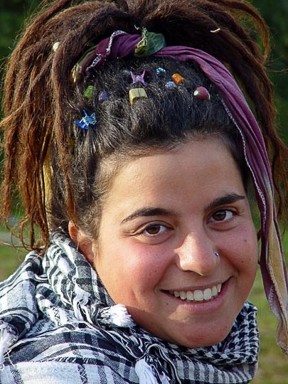 Rina, an Israeli, in the Upper Galilee, Israel 2003