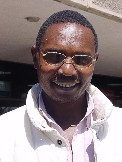 Reuben, an African, in Nairobi, Kenya 2000