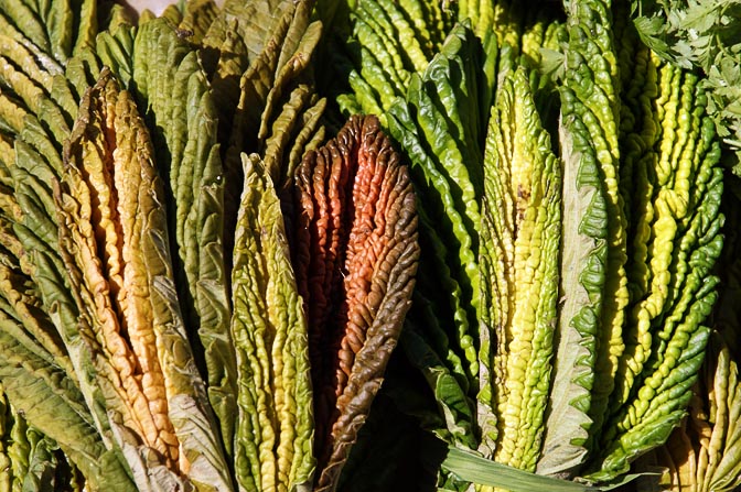 Greens (Kumu, leafy vegetables) in Goroka market, Papua New Guinea 2009