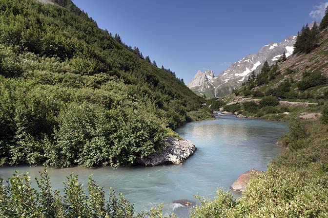 Thaw pond on the ascent to The Col de la Seigne, Italy 2018