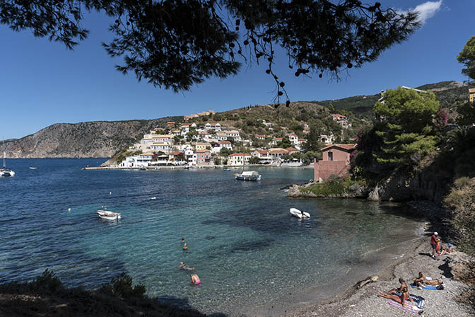 A beach in Asos, Kefalonia Island 2017