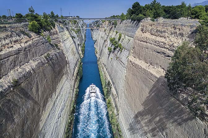 Corinth Canal, Peloponnese 2017