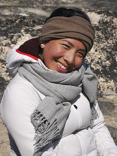 Well dressed Inuit woman, 2017