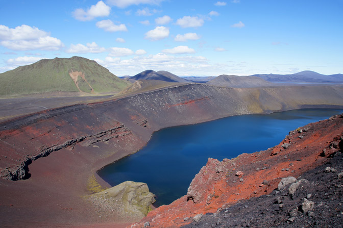 Ljotipollur crater lake, 2012