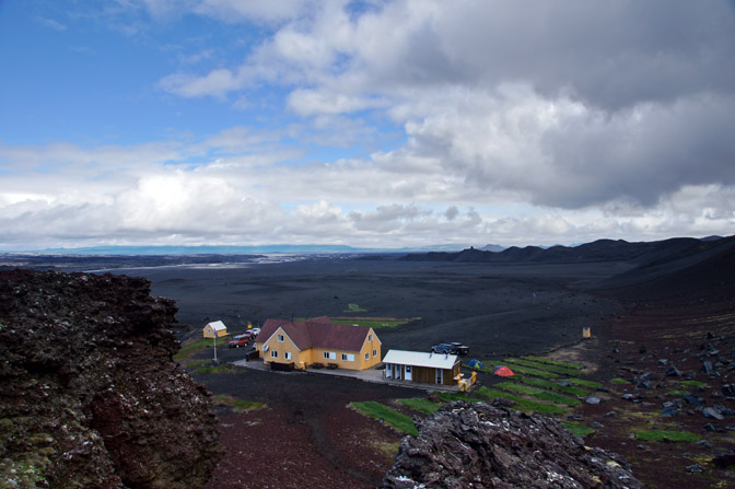 Mountain hut Sigurdarskali at Kverkfjoll, 2012