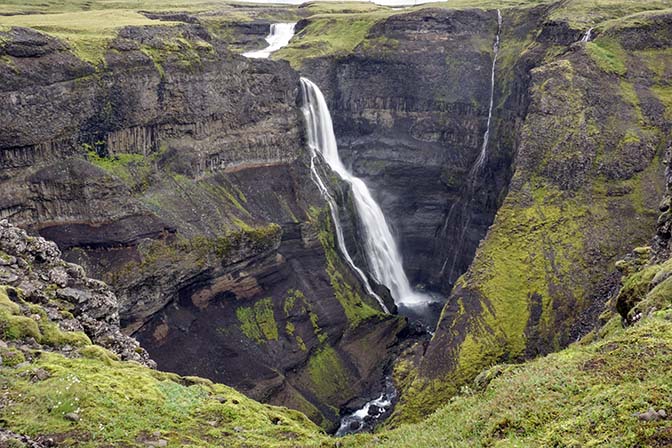 Haifoss waterfall, 2017