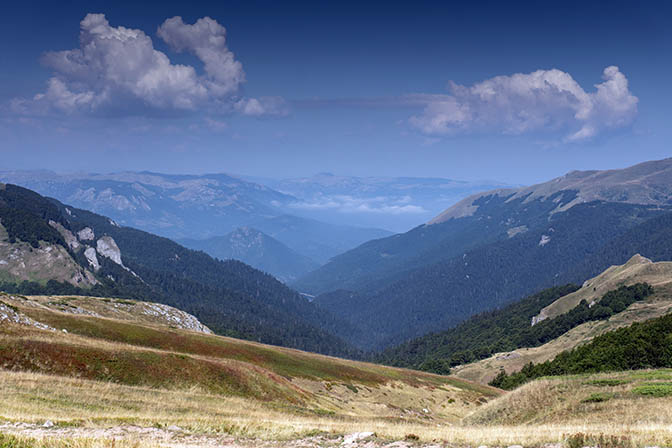 The landscape from Bjelasica Mountain Range, 2019