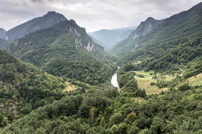 Biogradska Lake nestles in Bjelasica Mountain Range, 2019