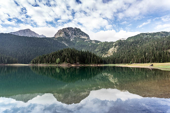 Reflection in The Black Lake (Crno Jezero), Durmitor Mountains 2019