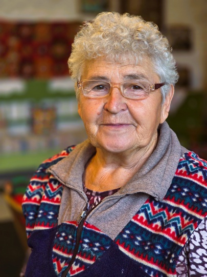 Juliana creates Romanian embroidery, Domanesti 2025