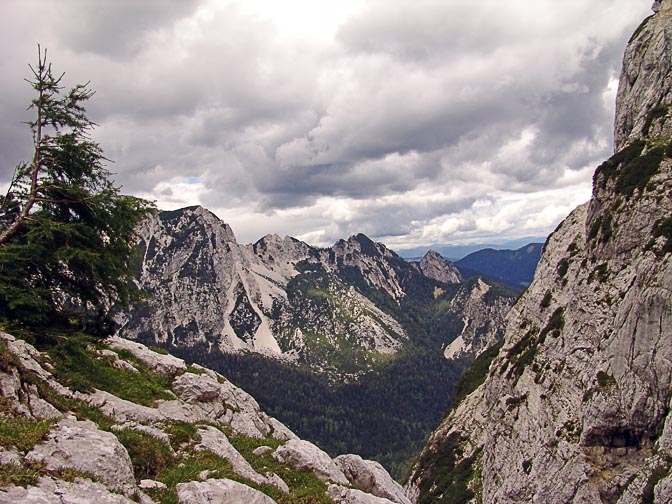 The mighty formations of the karstic Julian Alps, Triglav 2007