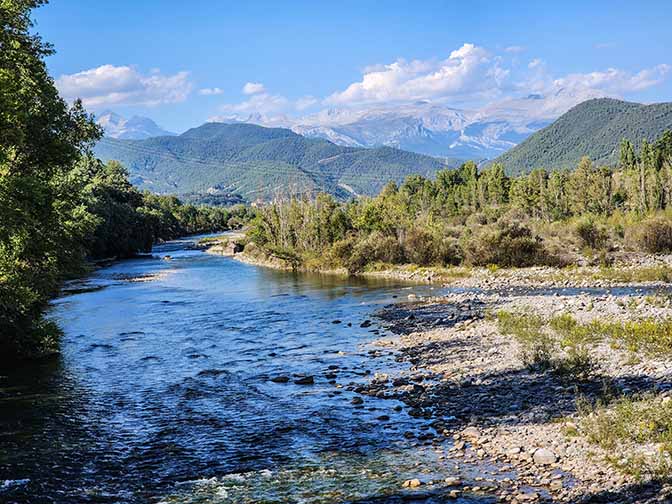 Rio Cinca in Escalona, Aragon 2023