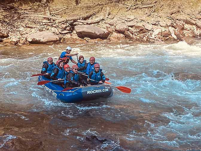 Rafting in Noguera Pallaresa, Catalonia 2023 (photographed by Michal Ribak Eini)