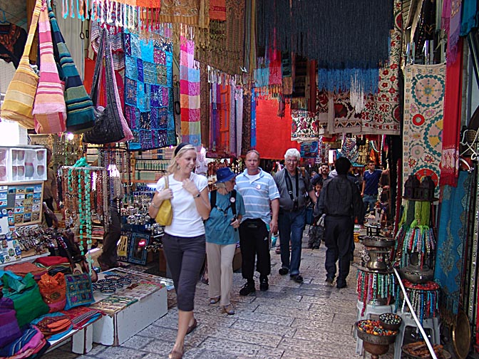 השוק ברחוב דוד, העיר העתיקה 2006