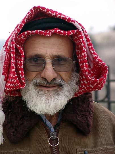 A Muslim man, Mount of Olives 2006