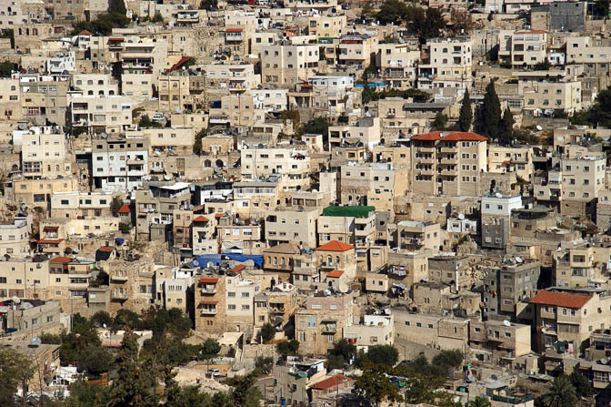 Houses in Silwan neighborhood , on the slopes of Mount of Olives, 2009