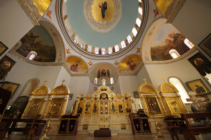 The Russian Orthodox Monastery of Ascension (Starodevichy Convent or Old Maiden's), Mount of Olives 2012