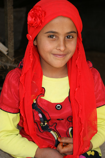 Rima, a Bedouin girl, Umm Al-Kheir 2010