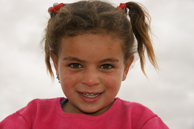 Zahra, a Palestinian girl, Susya 2011