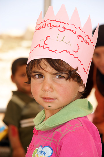 Hala the Palestinian in Susya Friendship summer camp, 2011