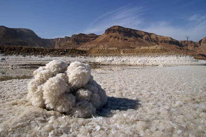 Crystalline salt near the ICL Fertilizers canal, 2010