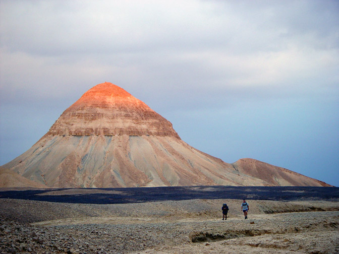 Sunset colors on Mount Machbir, 2003