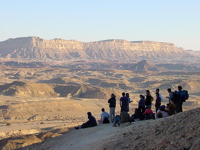 Mount Ardon and the Ardon valley, in the soft morning light in Makhtesh Ramon, 2002