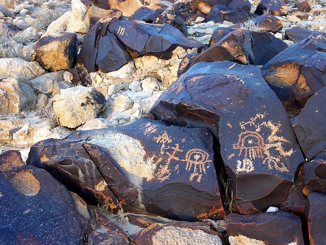 Petroglyphs on Mount Karkom plateau, the Desert of Paran 2002