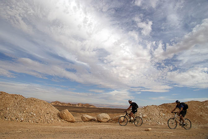 Cycling in Tzehiha Hills, The Israel National Trail 2008