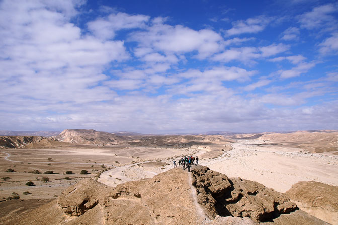 Shapirit group view Paran River, above Ada Canyon, 2012