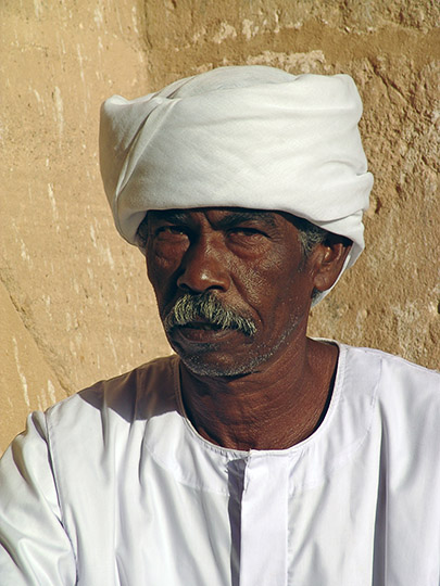 A Nubian man, Abu Simbel 2006