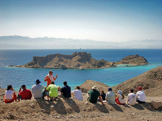 The Pharaoh's Island on the northern Gulf of Aqaba, 2003